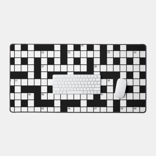 Word-Rätsel als Thema Schreibtischunterlage (Tastatur & Maus)