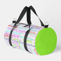 Word Salat Emotionen, Gefühls Duffle Tasche