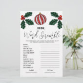 Word Scramble-Brautparty-Spiel (Stehend Vorderseite)