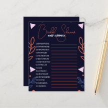 Word Scramble-Brautparty-Spiel