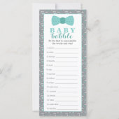 Word Scramble Game, Baby Shower, 25 Pack (Vorderseite)