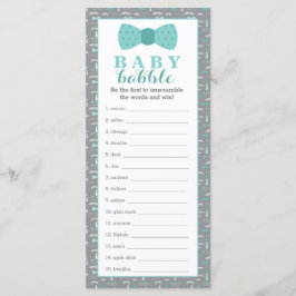 Word Scramble Game, Baby Shower, 25 Pack