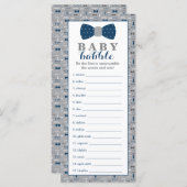 Word Scramble Game, Baby Shower Game, Little Man (Vorne/Hinten)