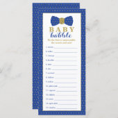 Word Scramble Game, Baby Shower Game, Little Man (Vorne/Hinten)