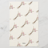 Word Scramble Whimsical Pajama Animals Briefpapier (Rückseite)