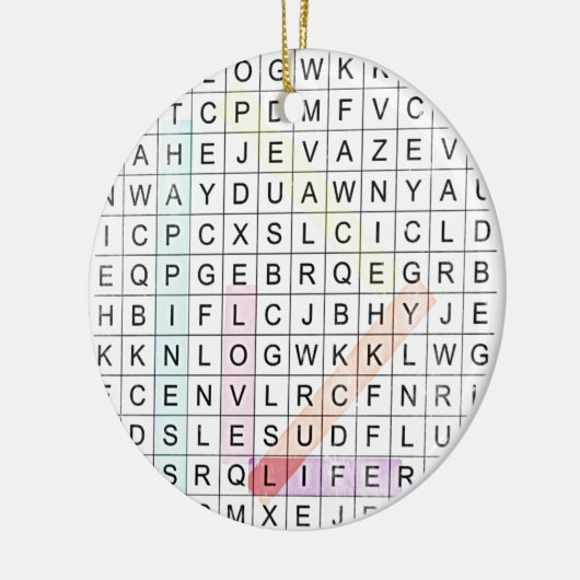 Word Search Keramikornament (Links)