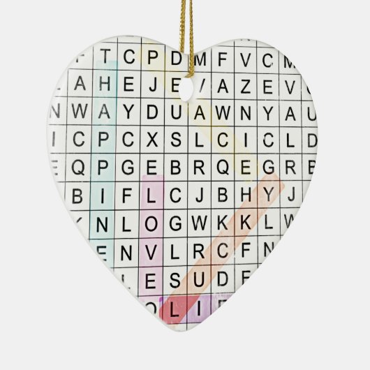 Word Search Keramikornament (Rechts)