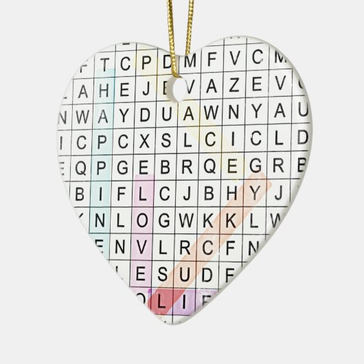 Word Search Keramikornament (Links)