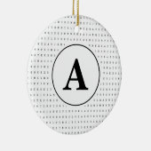 Word Search Puzzle Monogram Keramik Ornament (Rechts)