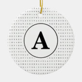 Word Search Puzzle Monogram Keramik Ornament (Vorne)