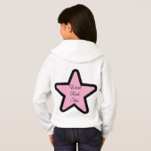 Word Star Hoodie (Schwarz voll)