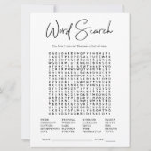 Word-Suche | Brautparty Game (Vorderseite)