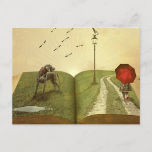 Word Walk - Anpassen Sie mich an! Postkarte