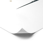 Word wurde zu Weihnachts-Poster Wall Art Poster (Ecke)