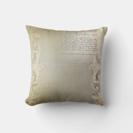 Worddekoration Pillow Kissen