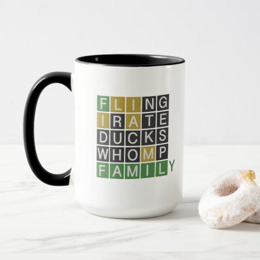 Wordfamilie Tasse (Mit Donut)