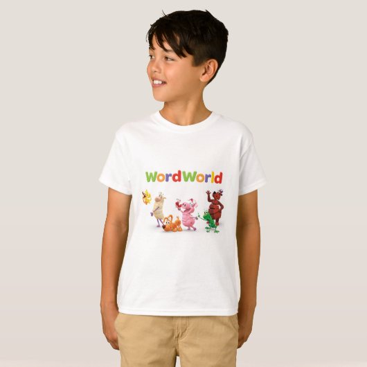 WordFriends WordWorld-T-Shirt T-Shirt (Vorne ganz)