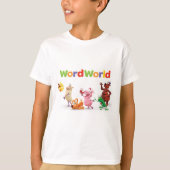 WordFriends WordWorld-T-Shirt T-Shirt (Vorderseite)