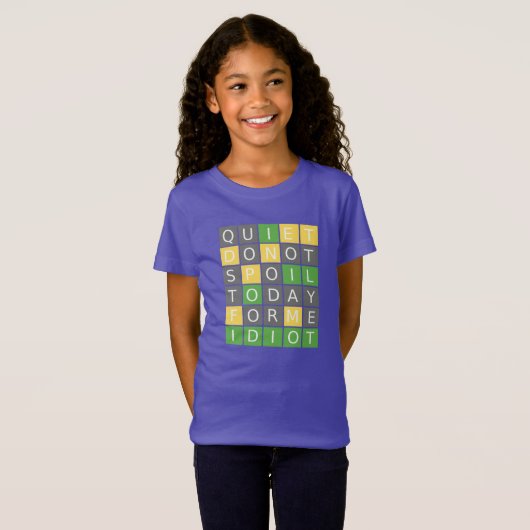 Wordgame T - Shirt (Vorne ganz)