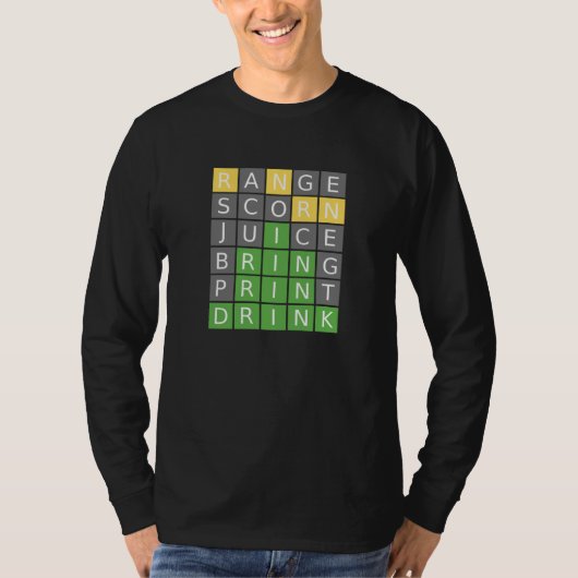 Wordgame T - Shirt (Vorderseite)