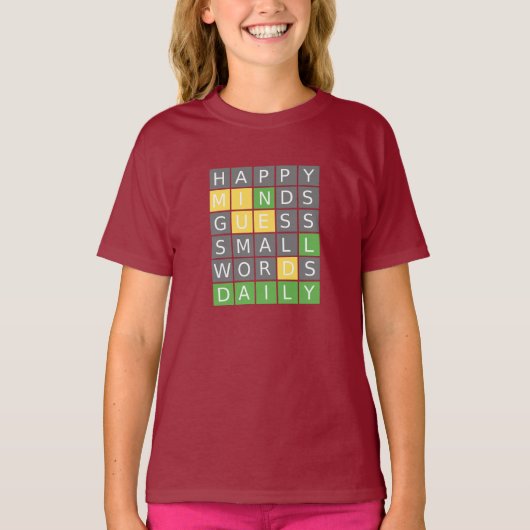 Wordgame T - Shirt (Vorderseite)