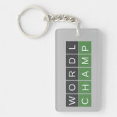 Wordle Champ Schlüsselanhänger (Vorderseite)