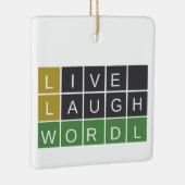 Wordle-Ornament Keramikornament (Rechts)