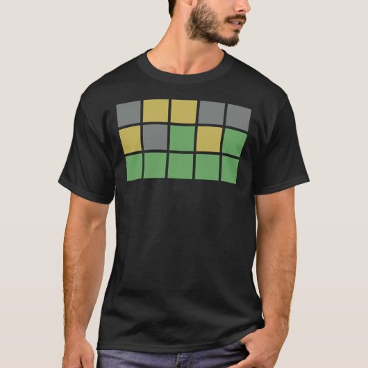 Wordle Puzzle Game Classic T - Shirt (Vorderseite)