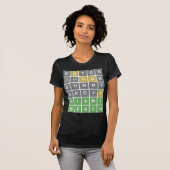 Wordle Puzzle "Miami Beach" Shirt (Vorne ganz)