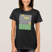 Wordle Puzzle "Miami Beach" Shirt 3 (Vorderseite)