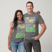 Wordle Puzzle "Miami Beach" T - Shirt (Unisex)