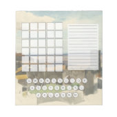 Wordle Scratch Pad Notebook - Tivoli Notizblock (Vorderseite)