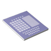 Wordle Scratch Pad Notepad - Lavendel Notizblock (angewinkelt)