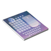 Wordle Scratch Pad Notepad - Leertaste Notizblock (angewinkelt)