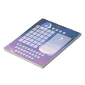 Wordle Scratch Pad Notepad - Leertaste Notizblock (Rotiert)