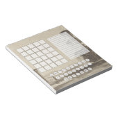 Wordle Scratch Pad Notepad Notizblock (angewinkelt)