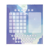 Wordle Scratch Pad Notepad - Violet Notizblock (Vorderseite)