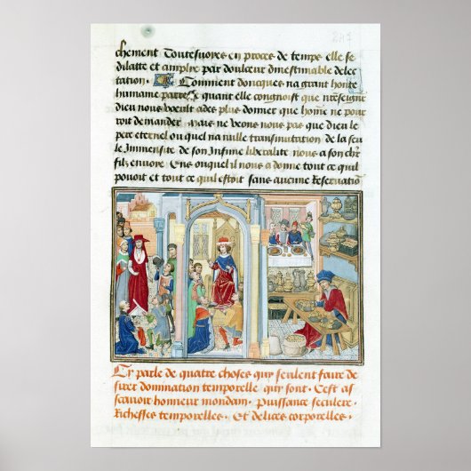 Wordly Things von "Le Miroir d'Humilite" Poster (Vorne)
