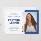 Wordmark-Logo der Universität Ost-Illinois Ankündigung (Vorderseite)