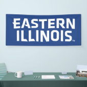 Wordmark-Logo der Universität Ost-Illinois Banner (Messe)