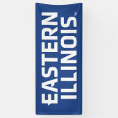 Wordmark-Logo der Universität Ost-Illinois Banner (Vertikal)
