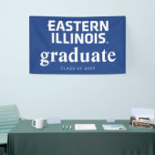 Wordmark-Logo der Universität Ost-Illinois Banner (Messeveranstaltung)