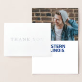 Wordmark-Logo der Universität Ost-Illinois Folienkarte (Anzeige)