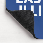 Wordmark-Logo der Universität Ost-Illinois Mousepad (Ecke)