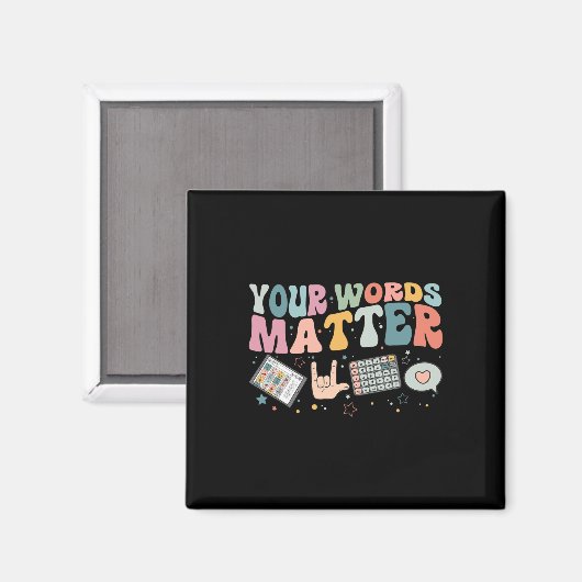 Wordproblem Speech Therapy Language Pathologe Magnet (Vorderseite/Rückseite)