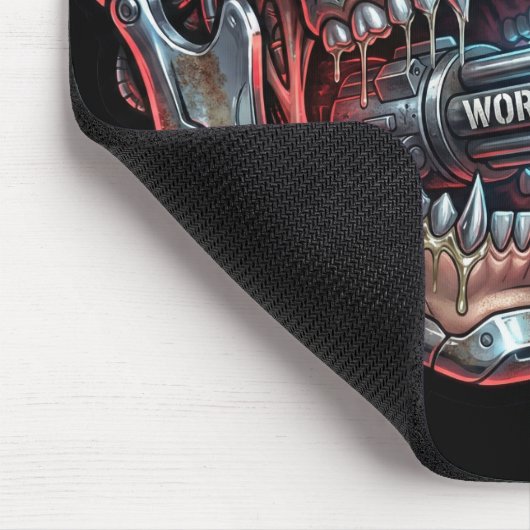 Words Are Bullets – Cyberpunk Free Speech Mousepad (Ecke)