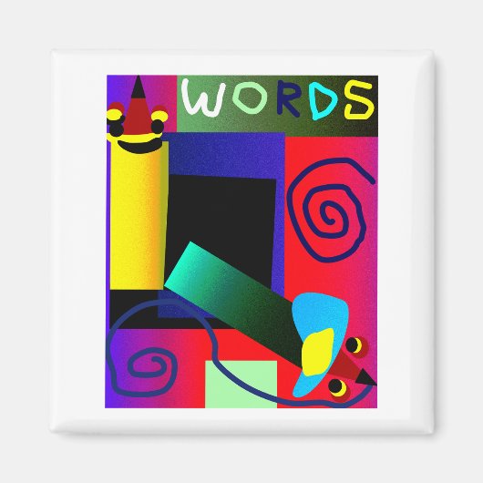 Words Art Magnet (Vorne)