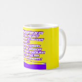 Words-Grafik über AMERICA Kaffeetasse (VorderseiteRechts)