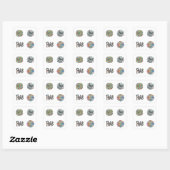 Words Interwoven Doodle Script 4 Pack Stickers (Blatt)