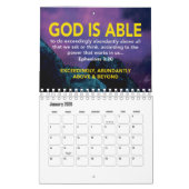 WORDS OF ENCOURAGEMENT Bible Verses Custom 2026 Kalender (Jan 2026)